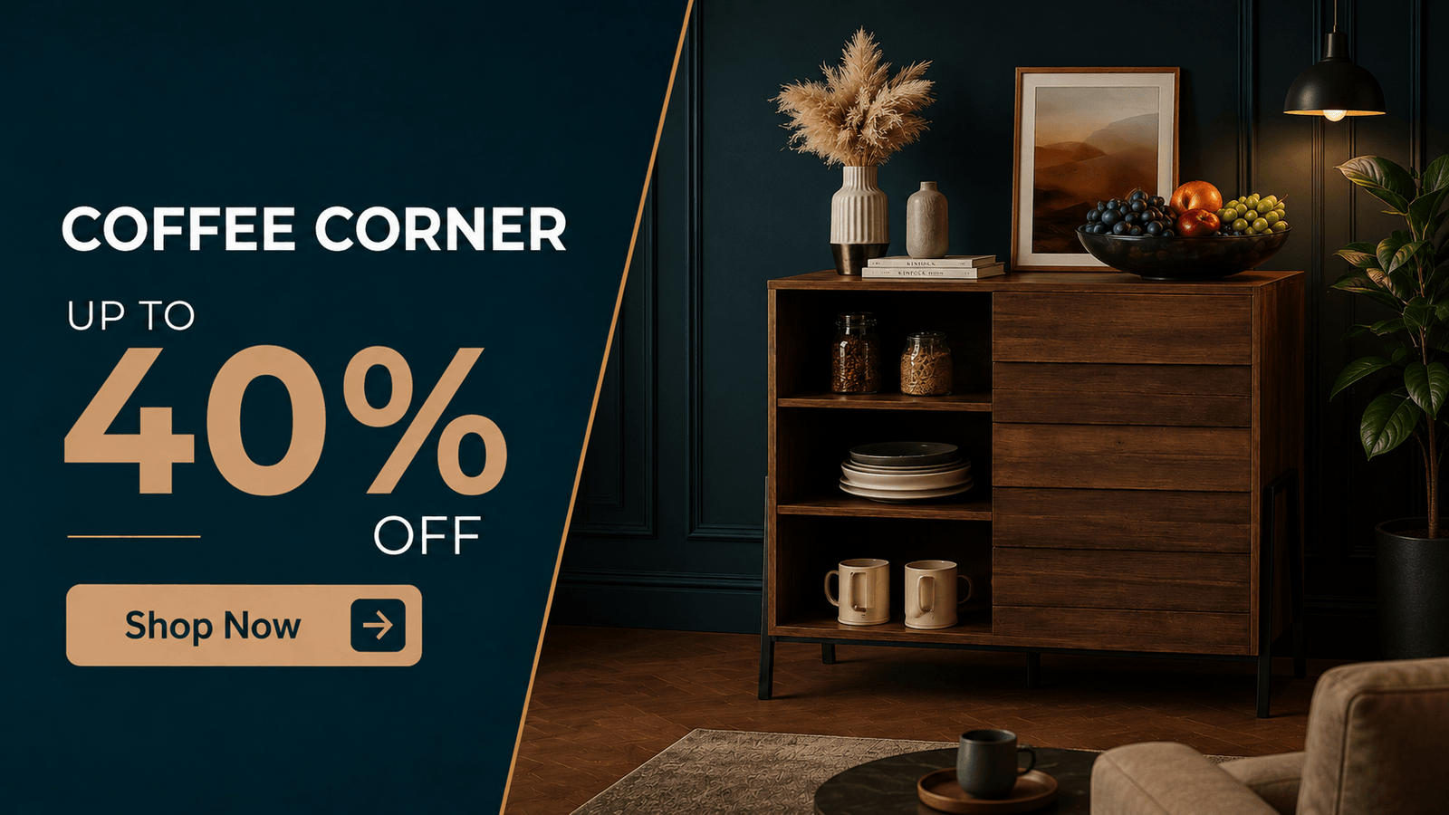 coffee corner banner home